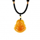 Halskette Amber Buddha